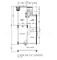 Blk 117 Eunos Vista (Bedok), HDB 3 Rooms #601575881